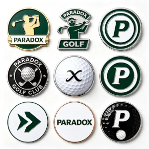 DIY Custom Own Design Stainless Steel Golf Ball Marker Ball Marker Golf Bulk Pirate Golf Ball Marker Accessories