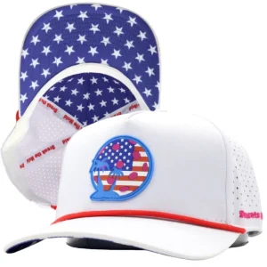 Dad Hat 5 Panel Trucker Cap Custom Leather Patch 3D Embroidery Baseball Cap Waterproof Golf Hat with Rope