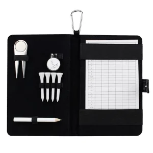 Deluxe Notebook Accessories PU Leather Equipment Golf Scorecard Holder