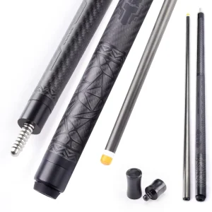 Density Factory High Density Wear Resistant Carbon Fiber Cue Carbon Pool Cue for Multi-year Repeated Commercial Use