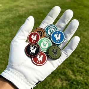 Die Struck Engravable Wooden Donuta Golf Bracelet Ball Marker Poker Australia hat Chip Manufacturer Chilli Skull 50 Pack