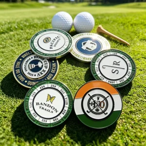 Die Struck Golf Poker Chip Custom Diamond Cut Edge Personalized Golf Poker Chips Set