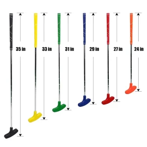 Different Sizes Double Way Two Sides Left and Right Handed Mini Golf Putters Junior Rubber Golf Club Putter