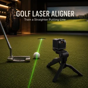 Digital Golf Putting Alignment Laser Green Beam Tripod Practice Aid USB Rechargeable Indoor Training for Straight