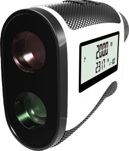Digital Optical Power Meter Archery Hunting Range with 7X Zoom Waterproof LCD Display Laser Rangefinder for Golf