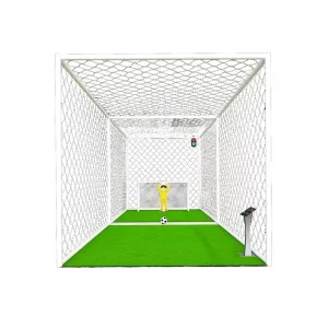 Digital Sports Soccer Penalty Game Indoor Robot Keeper with Metal Construction for Adventure Parks & Airports