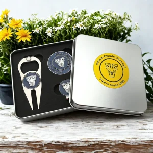 Direct Factory Custom Golf Gift Set Festival Presents Divot Tool Business Gift Golf Poker Chip Ball Markers