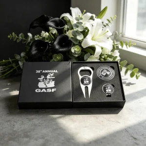 Direct Factory Custom High Quality Customized Logo Durable Green Hat Clip Golf Ball Marker Set