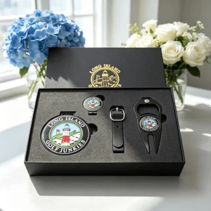 Direct Factory Custom High Quality Customized Logo Durable Green Plain Golf Ball Marker Set Box