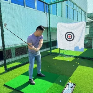 Direct Factory Supply Indoor and Outdoor Golf Training Pad for New Cross Border Golfers Practice Aids Glass 1.2×1.5m
