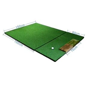 Direct Sales From GRS Manufacturers Indoor Golf Hitting Mat 3D Nylon Grass Simulating Area for Training Equipment