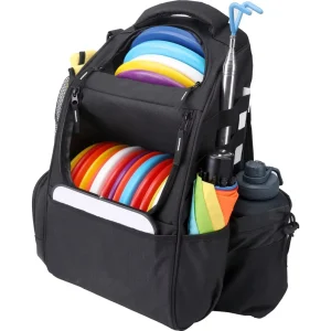 Disc Golf Bag with 21 Disc Capacity Durable Lightweight with Multiple Storage Pockets