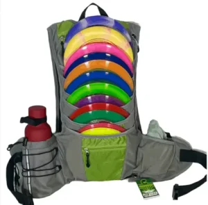 Disc Golf Hydration Bag with Bladder Waterproof Disc Golf Backpack for Tournament and Outdoor Play