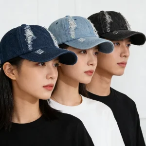 Distressed Dad Hat Different Color Vintage Washed Cap for Men and Women Running Baseball Cap