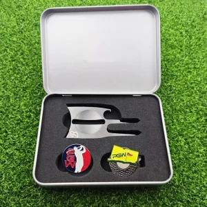 Diy Custom New Design Premium Quality Gray Metal Golf Hat Clip