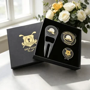Diy Own Custom Made Professional Free Design Promotional Enamel Balls Markers Golf Customized Set Box
