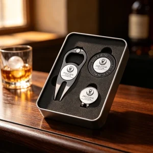 Diy Own Custom Made Professional Free Design Promotional Gift Golf Marker Hat Clip Box