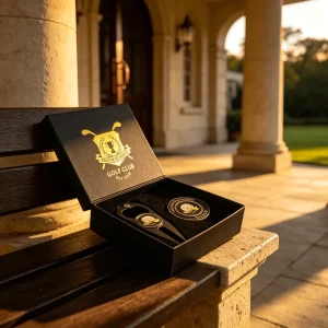 Diy Own Custom Made Professional Free Design Promotional Unique Golf Ball Marker Set Box