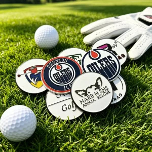 Dongguan Customized Cast Metal Enamel Poker Chip Duo Custom Golf Ball Marker Magnetic Hat Clip Metal in a Gift Box