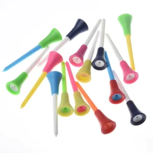 Double Layer Plastic Golf Ball Tee Set with Custom Logo and Fast Delivery