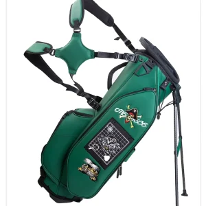 Double Shoulder Strap Eco friendly Golf Bag Zipper Closure Multi Functional Golf Gear Storage Durable Outdoor Portable Bag