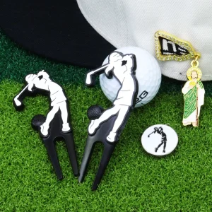 Double sided Enamel Custom Golf Gift Set Souvenir Box Kit Golf Gift Box Set Golf Divot Tools