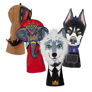 Driver Golf Cover Girl Golf PU Leather Golf Headcovers Luxury Golf Accessories Gift