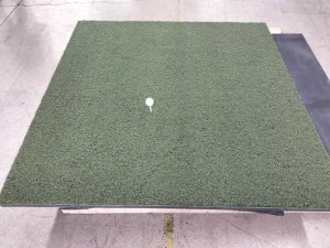 Driving Range Hitting Mat Thick 40mm Outdoor Indoor Golf Practice Simulator Training 1500x1500mm Nylon Tee Turf