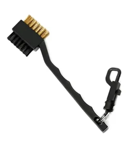 Dual Sided Outdoor Black Golf Club Cleaning Brush Premium Product in Golf Equipment