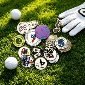 Duo Custom Multifunctional Metal Divot Tool With Golf Ball Marker Magnetic Hat Clip Metal in a Gift Box