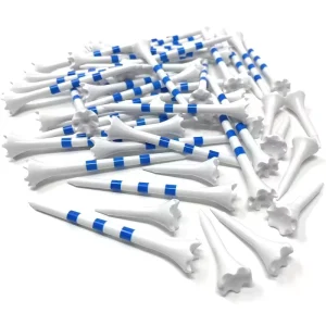 Durable 70mm Unbreakable Plastic Golf Tees with Custom Logo Professional Manufacturer Product