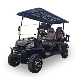 Durable 8 Seats Commercial Golf Cart Heavy Duty Golf Trolley with Brake for Resort Golf Course and Commercial Transportation