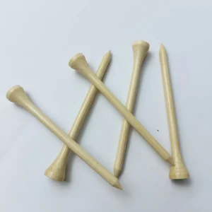 Durable 83mm Natural Wood Golf Tees 100pcs Per Bag High Quality