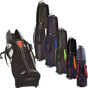 Durable ABS Hardshell Golf Travel Bag with Wheels Lightweight Nylon Travel Cover Normal Waterproof