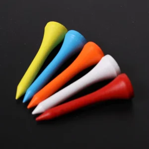 Durable Bamboo Golf Tees with Custom Logo Printed for Golf Clubs