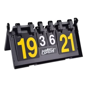 Durable Black Plastic Easy to Fold Scoreboard for Table Tennis Basketball Badminton Competition Custom Size