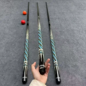 Durable Carbon Fiber Shaft Billiard Club with Stainless Steel Joint and Maple Butt Sleeve Send 1 Sample Color for Pool Sports