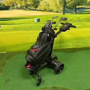 Durable Collapsible Lightweight Golf Carts Golf Trolley Electric Lithium Remote Control