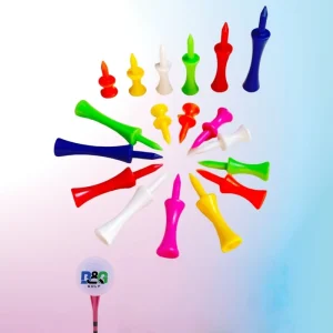 Durable Eco Friendly 83mm Plastic Golf Tees Lightweight with Custom Logo