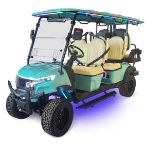 Durable Electric Golf Cart with Strong Frame and Quick-Dry Material 48V Battery Voltage