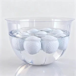 Durable Floating Golf Balls 2 Layer Surlyn with Custom Logo for Driving Range Lake and Pool Use True Strike Feel