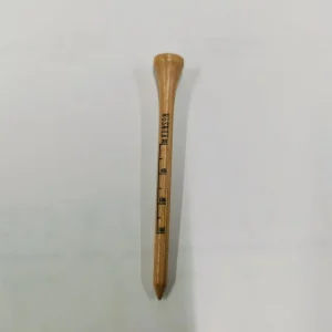 Durable Golf Accessories Eco Friendly logo Printed Unique Custom 70mm Wooden Plastic Golf Tees