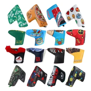 Durable Golf Headcover Portable Waterproof Magnetic Blade Putter Golf Accessories Park Fish Golf Club Cover