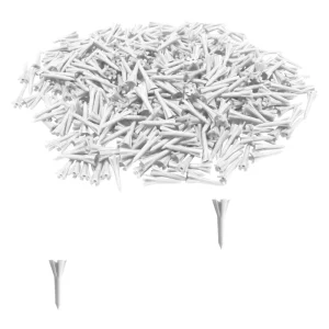 Durable Golf Practice Tees 38mm Lightweight Plastic Golf Tees All Weather Practice Tees for Beginners