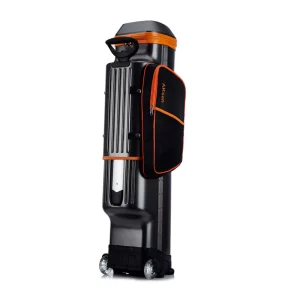 Durable Hard Side Golf Club Travel Case with 6 Dividers PC+ABS Rolling Golf Luggage Airline Approved Telescopic Golf Bag