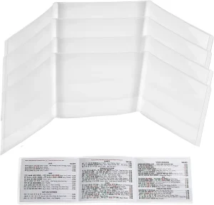 Durable Mah Jong Gifts Suit for Large Print Size 6 1/8″ X4 3/4″ Mahjong Card Sleeve Mahjong Card Holder