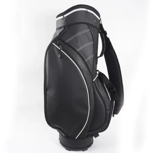 Durable Matte Black Golf Cart Bag with Custom Logo