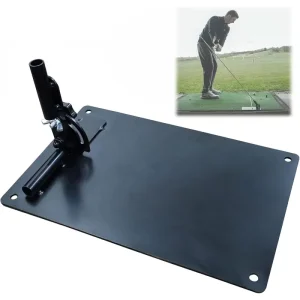 Durable Metal Golf Swing Trainer Practice Tool Angle Golf Practice Plate