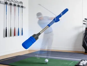 Durable Metal Golf Swing Trainer with Ergonomic Non Slip Grip for Correct Hand Position Without Deviation Golf Swing Aids