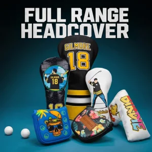 Durable PU Leather Golf Club Headcovers